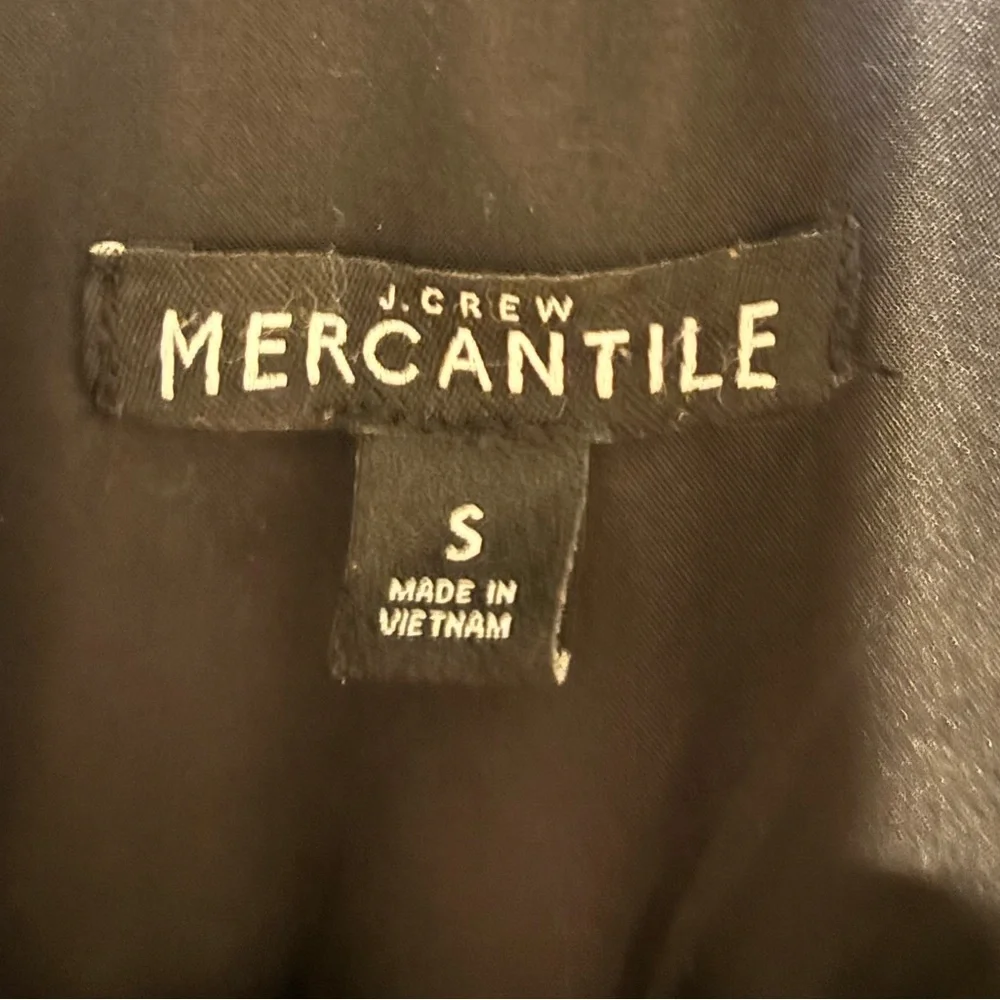 J. Crew Women's Quilted Black Vest Small